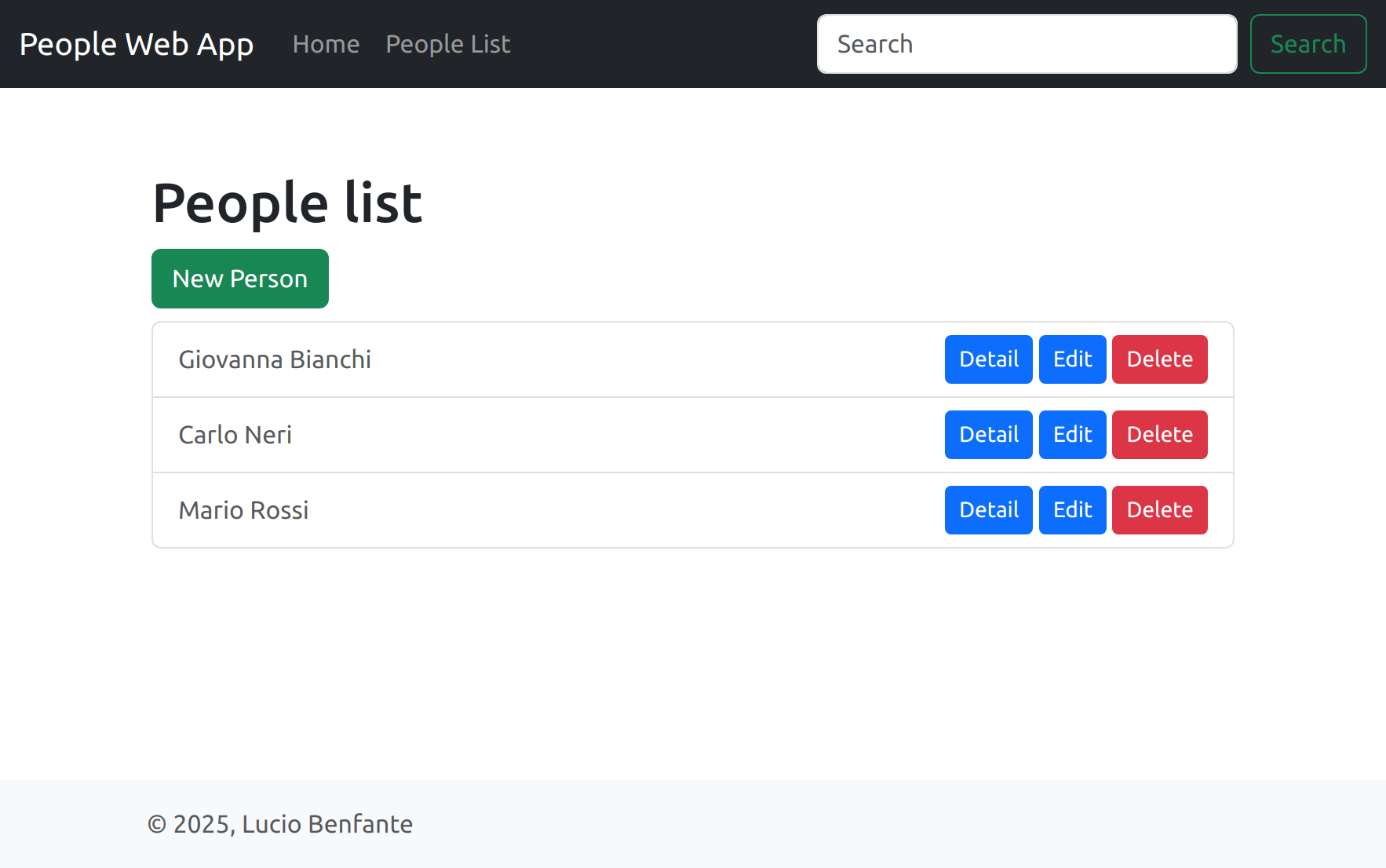 People Web App